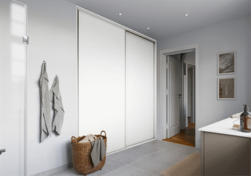 Kitchn Flow skydelåger på mål til garderobe med 2 låger - Total Bredde 78 til 298 cm